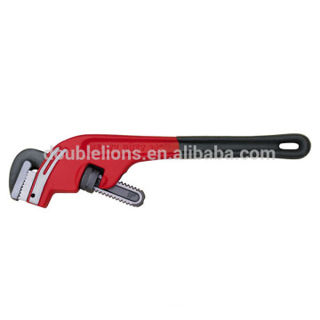 High quality heavy duty slanting pipe wrench/pipe fitting wrench